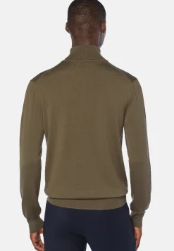 Merino Wool Polo Neck Jumper|Boggi Milano Online