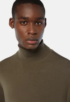 Merino Wool Polo Neck Jumper|Boggi Milano Online
