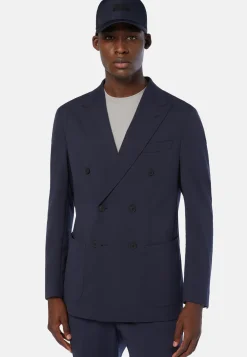 Double-Breasted Jacket in B Tech Nylon|Boggi Milano Shop