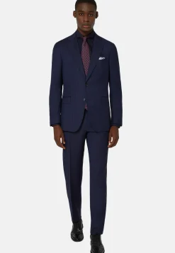 Pinstripe Suit in Super 130 Wool|Boggi Milano Hot