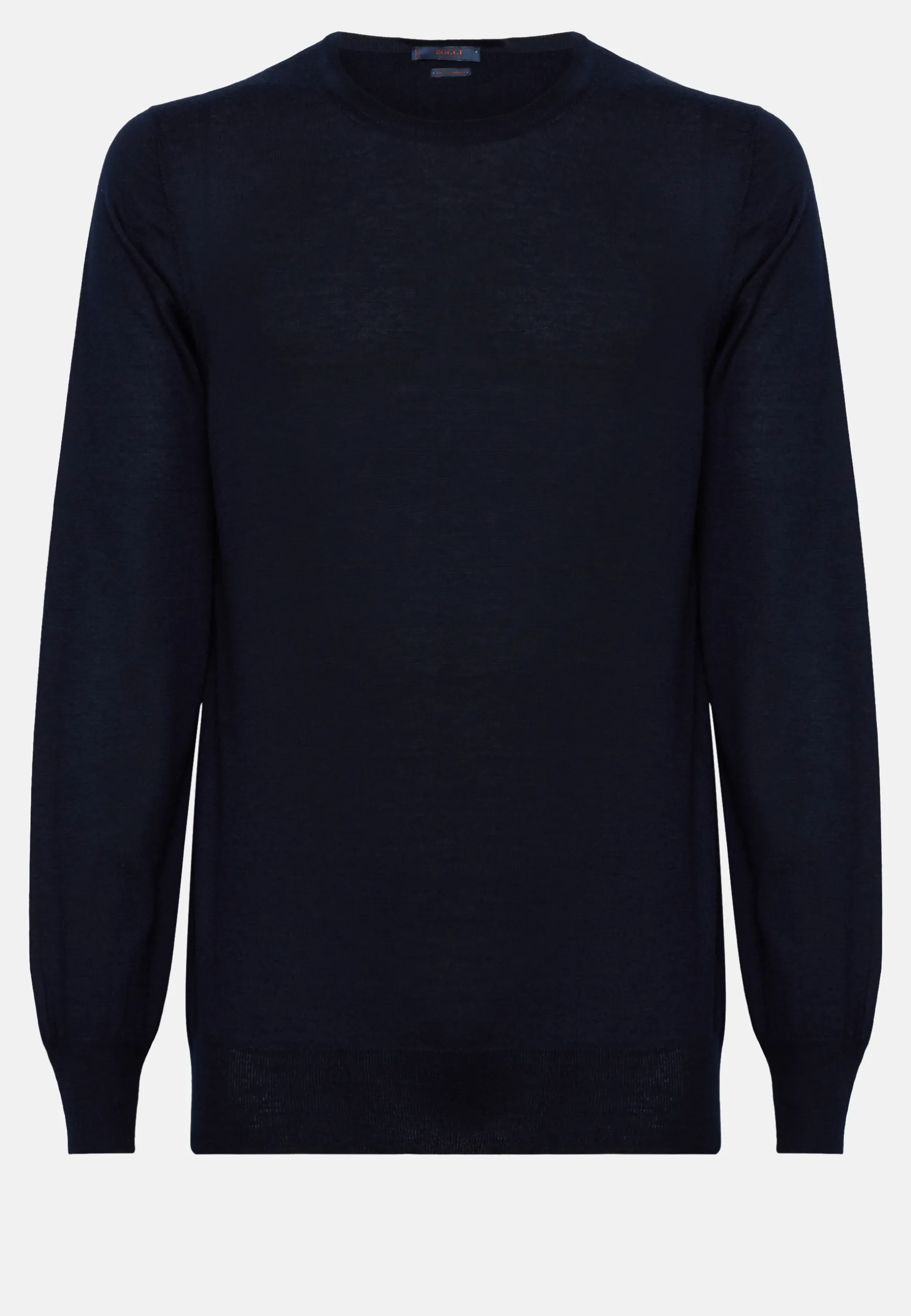 Navy Super Fine Cashmere Crew Neck Jumper|Boggi Milano Discount