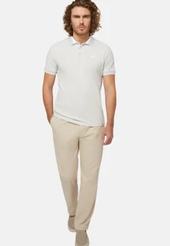 Organic Cotton Blend Piqu&eacute; Polo Shirt|Boggi Milano Discount