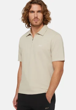 Organic Cotton Blend Piqu&eacute; Polo Shirt|Boggi Milano Flash Sale