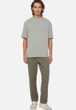 Organic Cotton Blend T-Shirt|Boggi Milano Shop