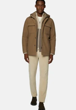 Padded Link Shirt Jacket In Wool|Boggi Milano Discount
