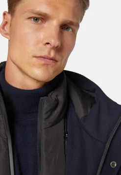 Padded Wool Blend Parka|Boggi Milano Best