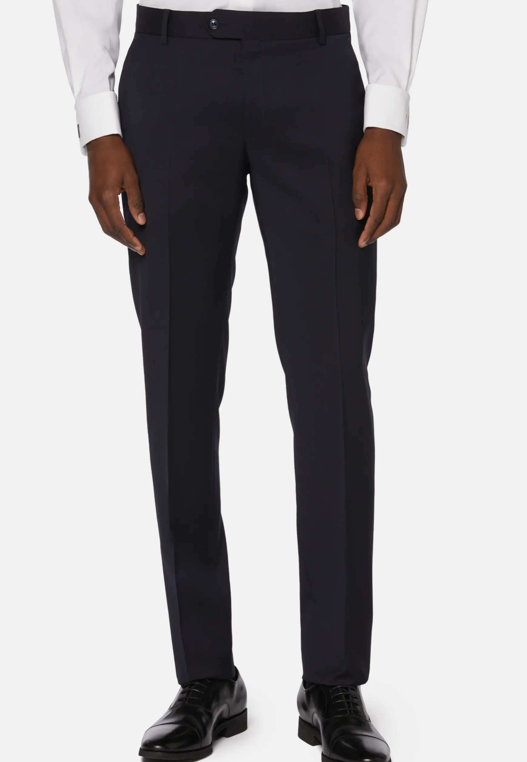 Pants in Stretch Knitted Wool|Boggi Milano Store