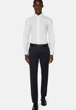 Pants in Stretch Knitted Wool|Boggi Milano Store