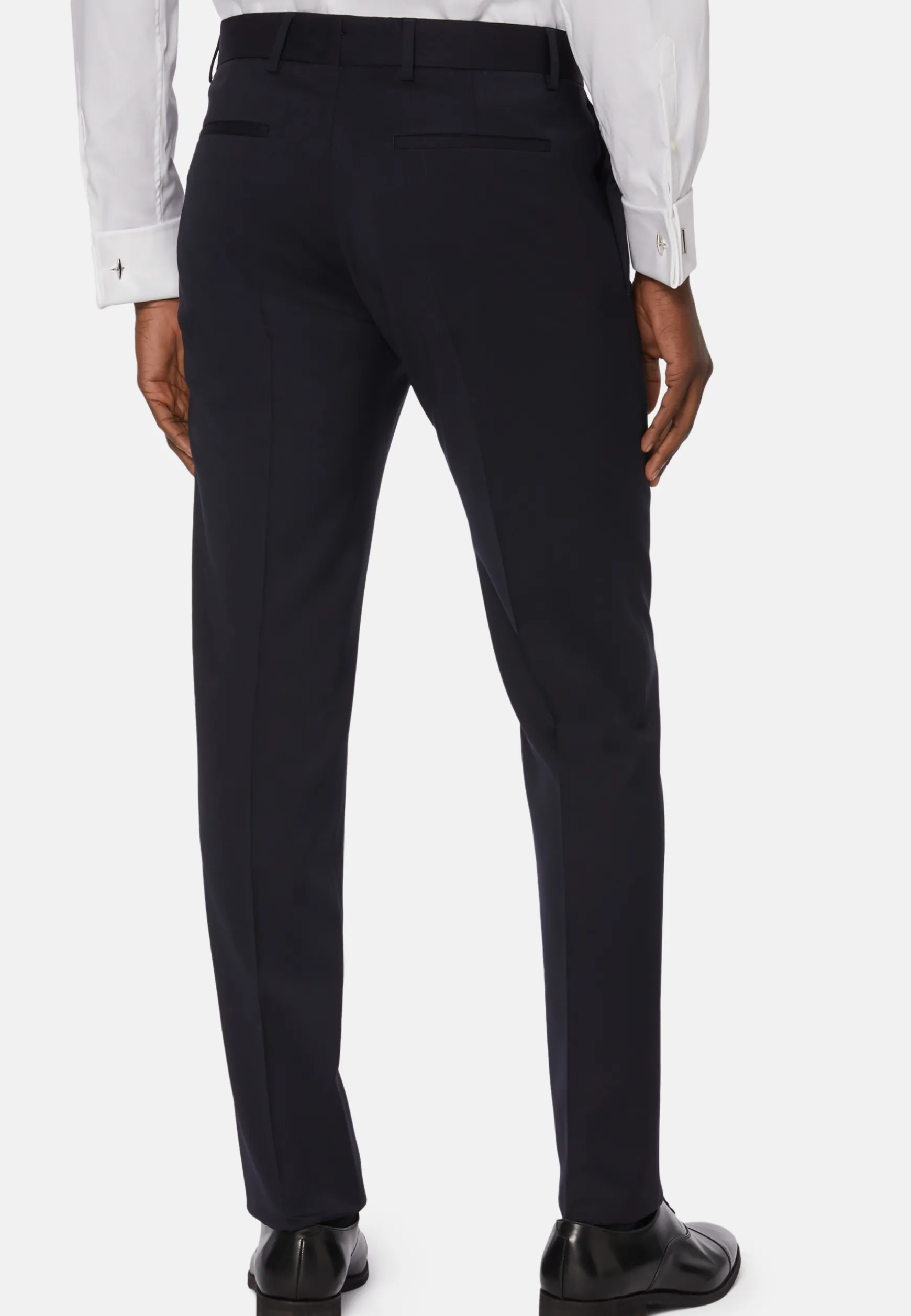 Pants in Stretch Knitted Wool|Boggi Milano Store