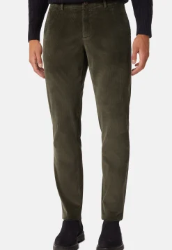 Pants in Stretch Velvet|Boggi Milano Fashion