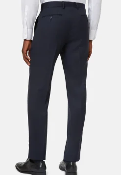 Pants in Wool Micro Textured Fabric|Boggi Milano New