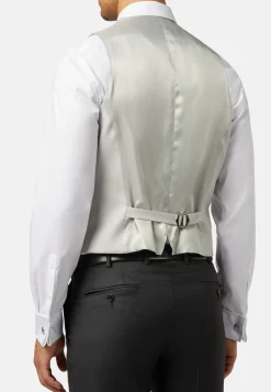 Pearl Grey Wool Waistcoat|Boggi Milano Cheap