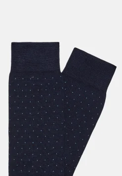 Pinpoint Cotton Blend Socks|Boggi Milano Cheap