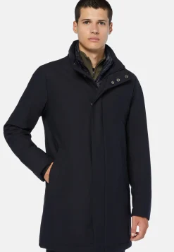 Recycled Technical Fabric Padded Car Coat|Boggi Milano Outlet