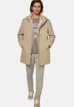 Recycled Technical Fabric B Tech Car Coat|Boggi Milano Shop