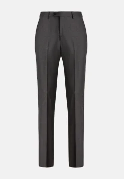 Regular Fit Birdseye Wool Pants|Boggi Milano Hot