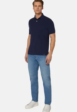 Regular Fit Cotton Pique Polo Shirt|Boggi Milano Clearance