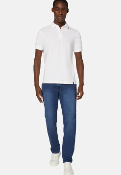 Regular Fit Cotton Pique Polo Shirt|Boggi Milano New