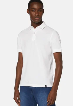 Regular Fit Cotton Pique Polo Shirt|Boggi Milano New
