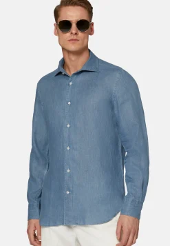 Regular Fit Linen Shirt|Boggi Milano Cheap
