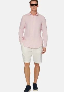 Regular Fit Linen Shirt|Boggi Milano Online