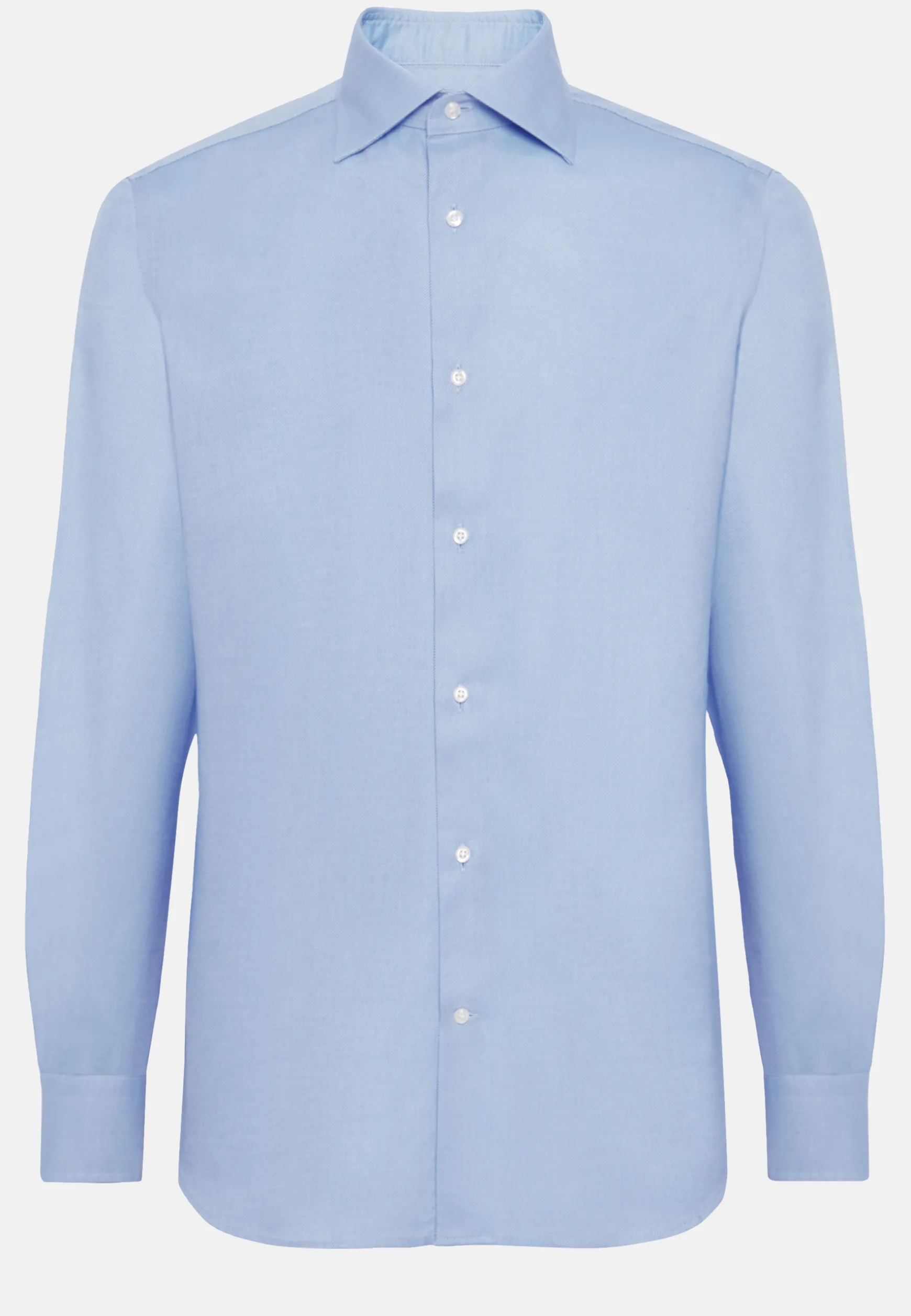 Regular Fit Sky Blue Cotton Dobby Shirt|Boggi Milano Store