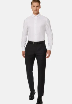 Regular Fit Cotton Dobby Shirt|Boggi Milano Discount