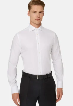 Regular Fit Cotton Dobby Shirt|Boggi Milano Discount