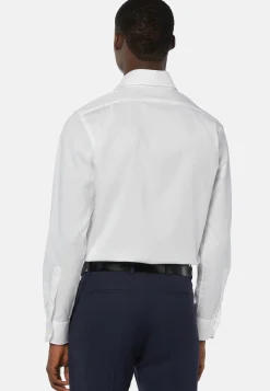 Regular Fit Pinpoint Cotton Shirt|Boggi Milano New