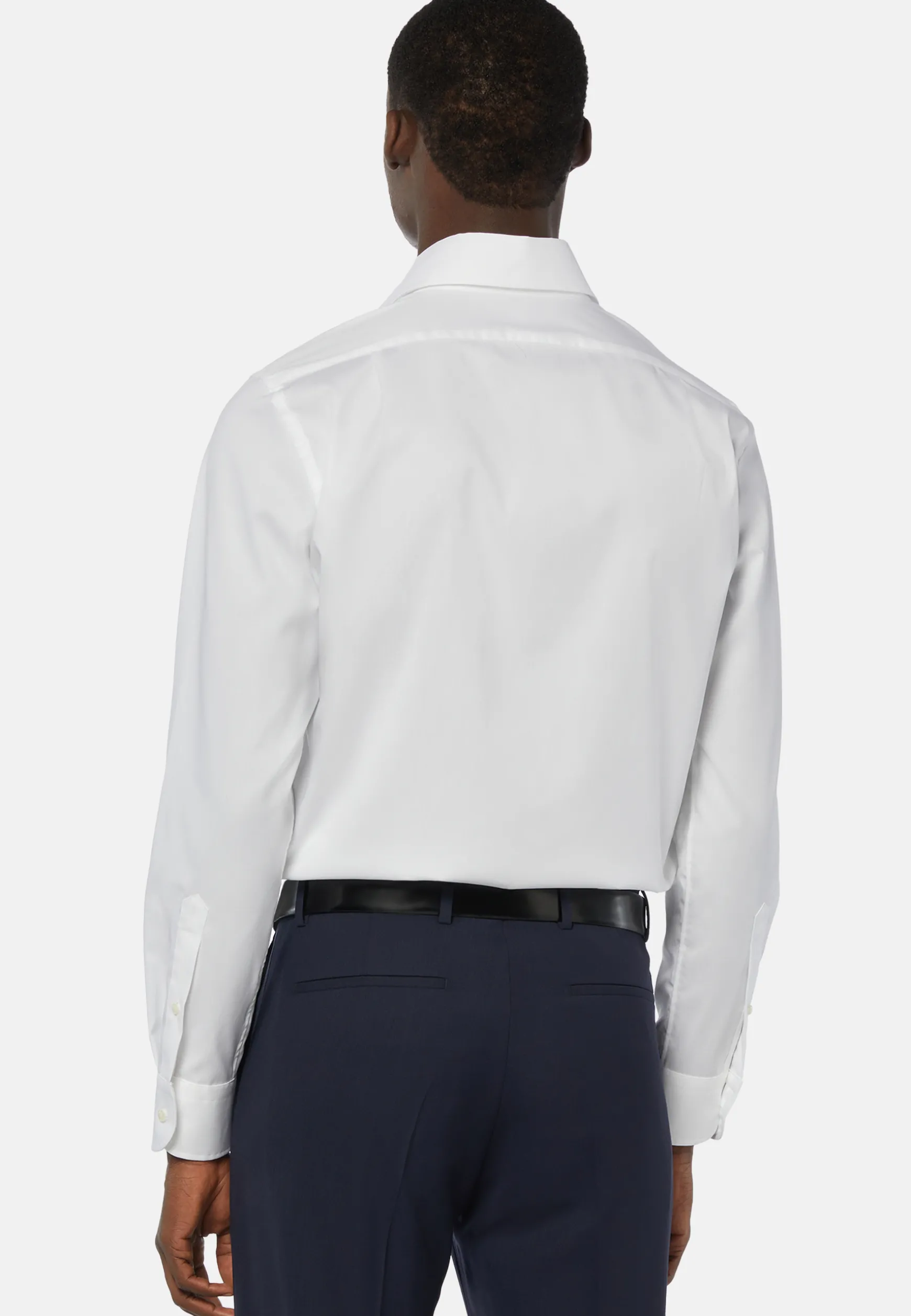 Regular Fit Pinpoint Cotton Shirt|Boggi Milano New