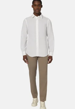 Regular Fit Tencel Linen Shirt|Boggi Milano Store