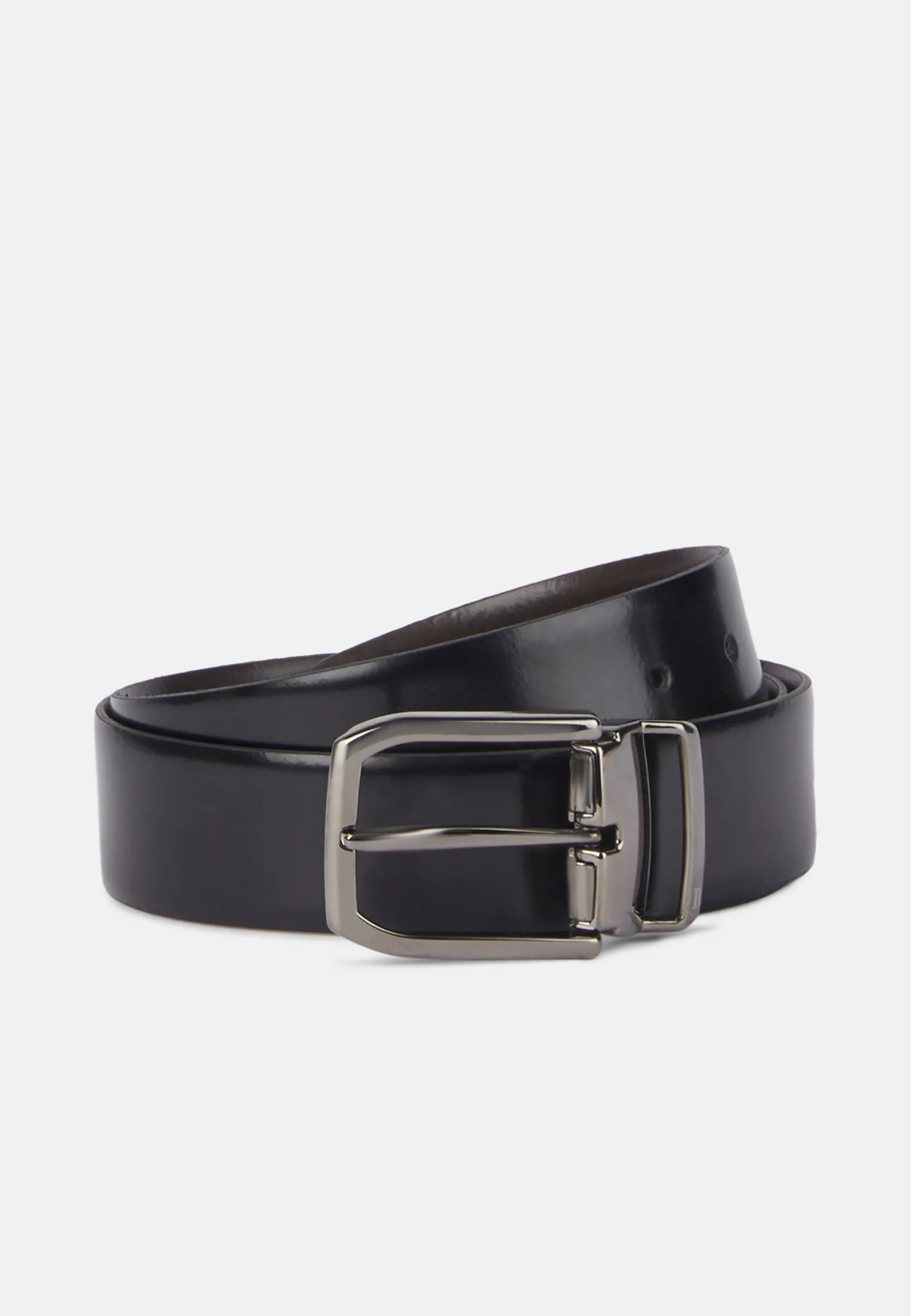 Reversible Smooth Leather Belt|Boggi Milano New