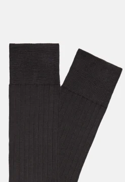 Ribbed Cotton Lisle Socks|Boggi Milano Shop