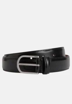Saddle-stitched Leather Belt|Boggi Milano Outlet