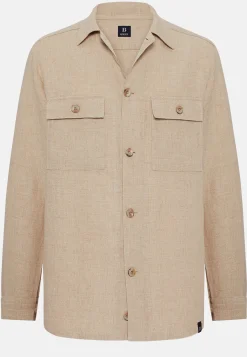 Linen Camp Overshirt|Boggi Milano Online