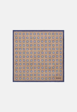 Silk Pocket Square With Medallions Pattern|Boggi Milano Sale