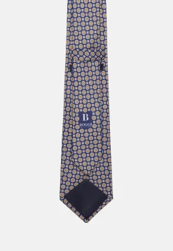Silk Tie with Medallion Motifs|Boggi Milano Store