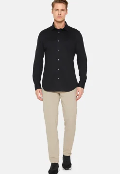 Slim Fit Shirt in Cotton and COOLMAX®|Boggi Milano Fashion