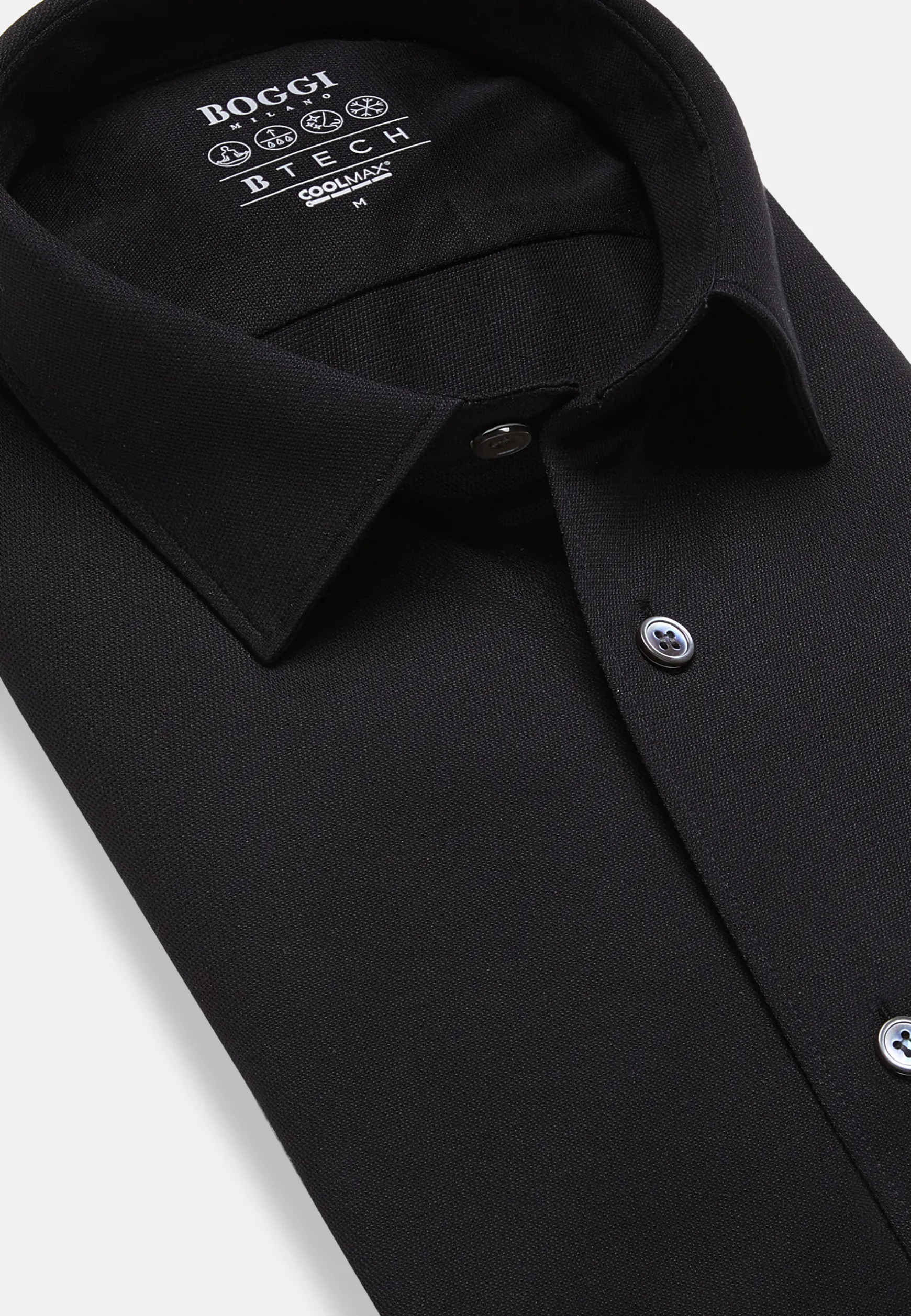 Slim Fit Shirt in Cotton and COOLMAX®|Boggi Milano Fashion