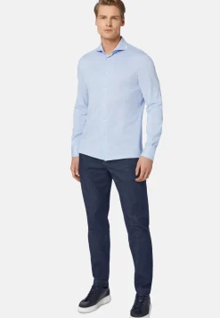 Slim Fit Polo Shirt in Filo Di Scozia Pique|Boggi Milano Fashion