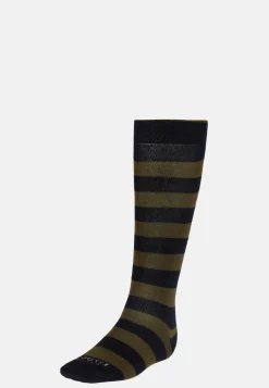 Socks with Macro Striped Pattern in Cotton Blend|Boggi Milano New