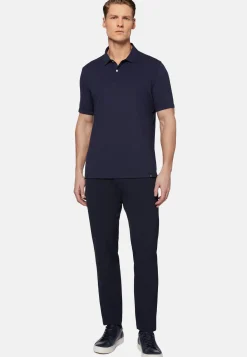 Spring High-Performance Piqu&eacute; Polo Shirt|Boggi Milano Outlet