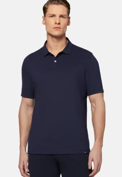 Spring High-Performance Piqu&eacute; Polo Shirt|Boggi Milano Outlet