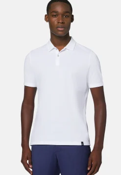 Spring High-Performance Piqu&eacute; Polo Shirt|Boggi Milano Discount