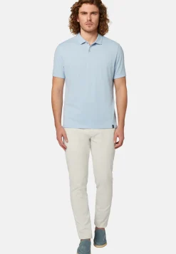Spring High-Performance Piqu&eacute; Polo Shirt|Boggi Milano Store