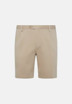 Stretch Cotton and Tencel Bermuda Shorts|Boggi Milano Cheap