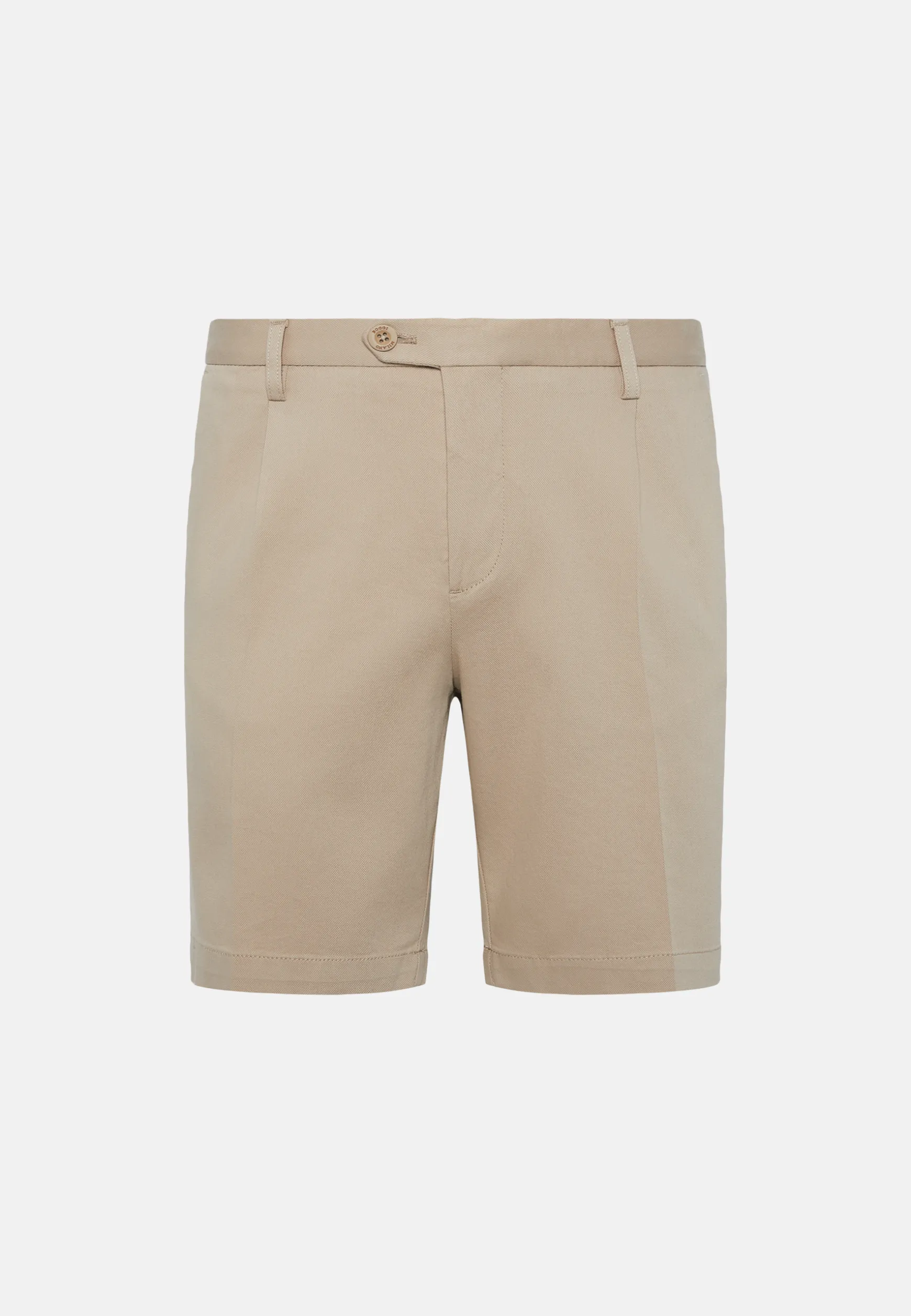 Stretch Cotton and Tencel Bermuda Shorts|Boggi Milano Cheap