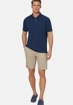 Stretch Cotton and Tencel Bermuda Shorts|Boggi Milano Cheap