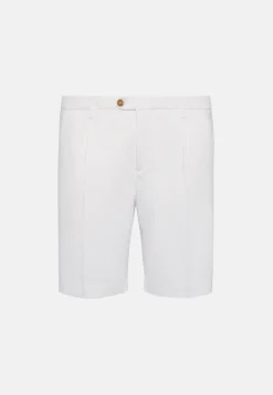 Stretch Cotton and Tencel Bermuda Shorts|Boggi Milano Fashion