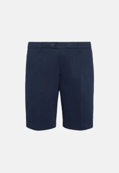 Stretch Cotton and Tencel Bermuda Shorts|Boggi Milano Fashion